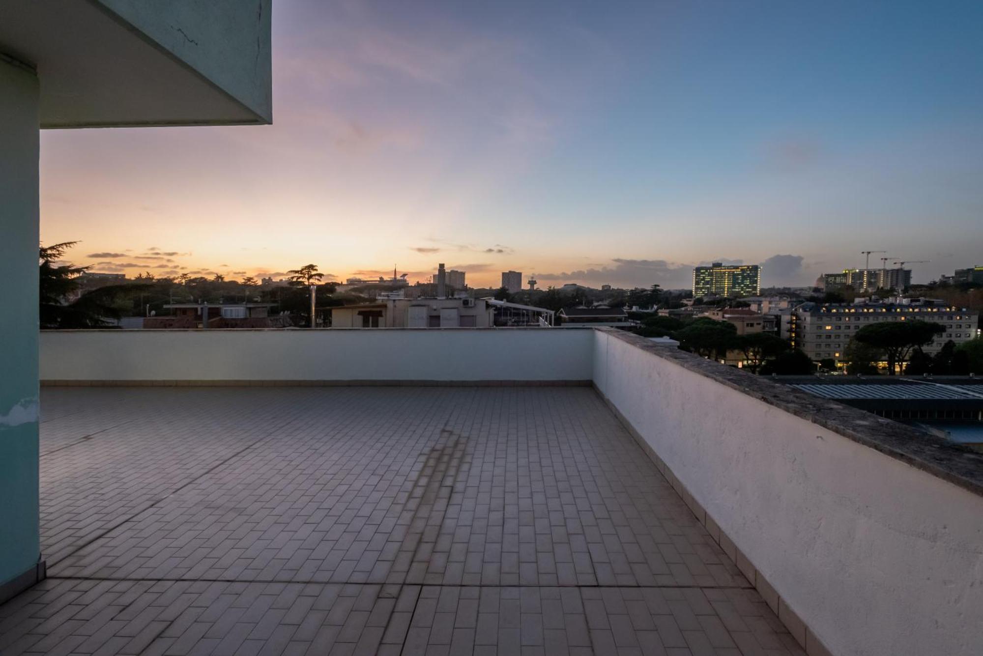 Апартаменты Eur - Penthouse Рим Экстерьер фото